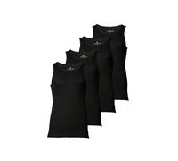 Tom Tailor Unterhemd 4er Pack Herren schwarz, S