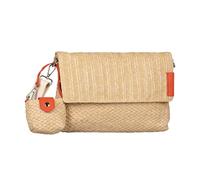 TOM TAILOR Vanya Damen Überschlagtasche Umhängetasche Mittelgroß Beige Mix