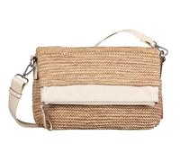 TOM TAILOR Vicky Damen Überschlagtasche Umhängetasche Mittelgroß Beige