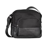 Tom Tailor Umhängetasche Viene Damen Klein 22x20x7 cm Schwarz Nylon/Lederimitat
