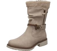 TOM TAILOR Winterstiefel für Damen in Beige mit Strick am Schaft und wasserabweisend. beige Gr. 40