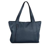 TOM TAILOR Yuma Damen Shopper Umhängetasche Reißverschluss Groß Blau