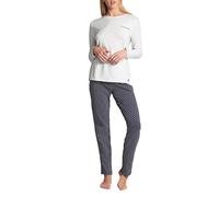 TOM TAILOR - Langes Pyjama Set blau 40