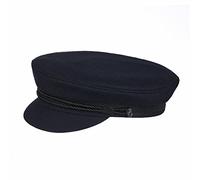 tomBrook Elbsegler Schiffermütze - Prinz Heinrich Seemann Kapitän Mütze aus Schurwolltuch Größe 55