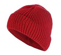 tomBrook Mütze Costeau Schippermütze Wollmütze Strickmütze Unisex - Beanie Wolle Wintermütze für Damen und Herren aus 100% Schurwolle in Rot