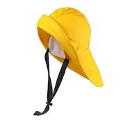 tomBrook Südwester Regenhut Unisex - wasserdichte Regenmütze mit verstellbaren Kinnriemen und Innenfutter in Gelb Größe S