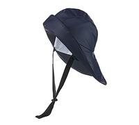 tomBrook Südwester Regenhut Unisex - wasserdichte Regenmütze mit verstellbaren Kinnriemen und Innenfutter in Marineblau Größe L
