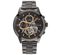 Tommy Hilfiger Multi Zifferblatt Quarz Uhr für Herren mit Rotguss Edelstahlarmband - 1710479