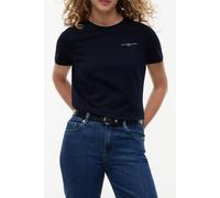 Tommy Hilfiger Damen T-Shirt Kurzarm 1985 Rundhalsausschnitt, Blau (Nos Desert Sky), L