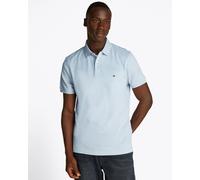 TOMMY HILFIGER Regular Fit Poloshirt Halbarm Logo-Stick hellblau