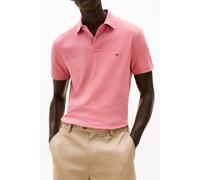 Poloshirt TOMMY HILFIGER "1985 REGULAR POLO", Herren, Gr. S, rosa (camellia blush), Piqué, Obermaterial: 96% Baumwolle, 4% Elasthan, hoch geschlossener Ausschnitt, Shirts Poloshirt, aus Piqué (1446221