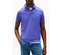 Poloshirt TOMMY HILFIGER "1985 REGULAR POLO", Herren, Gr. S, lazuli blau, Piquu00e9, Obermaterial: 96% Baumwolle, 4% Elasthan, casual, hoch geschlossener Ausschnitt, Kurzarm, Shirts, aus Piqué (601621