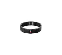 Armband TOMMY HILFIGER "JAMESON", schwarz, blau, weiß, rot, Armbänder, Damen, 19cm, Edelstahl, Armband (31627009-0) schwarz, blau, weiß, rot