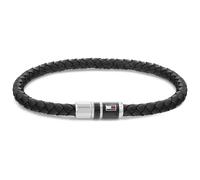 Tommy Hilfiger Jewelry Geflochtenes Lederarmband für Herren - Erhältlich aus Schwarz, Blau und Braun