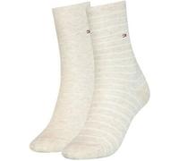 Tommy Hilfiger 2P Classic Small Stripe Socks Vanille Gr 39/42 Damen