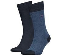 2er Pack TOMMY HILFIGER Birdseye Socken Herren 004 - jeans 43-46