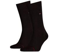2 Paar Tommy Hilfiger Herren Socken Strümpfe Classic 39-42 TH Dunkelbraun