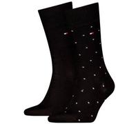 Tommy Hilfiger 2P Men Dot Socks Schwarz Gr 39/42 Herren