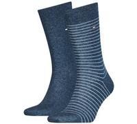 Tommy Hilfiger 2P Men Sock Stripe Jeansblau Gr 39/42 Herren