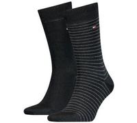 Tommy Hilfiger 2P Men Sock Stripe Schwarz Gr 47/49 Herren