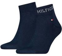 Tommy Hilfiger Legwear Tommy Hilfiger 2P Men Tab Quarter Socks Marine Gr 43/46 Herren
