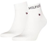 Tommy Hilfiger Legwear Tommy Hilfiger 2P Men Tab Quarter Socks Weiß Gr 39/42 Herren