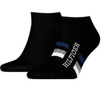 Tommy Hilfiger 2P Men Tab Sneaker Socks Schwarz Gr 39/42 Herren