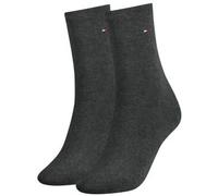 Tommy Hilfiger 2P Women Classic Casual Socks Anthrazit Gr 35/38 Damen