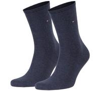 Tommy Hilfiger 2P Women Classic Casual Socks Blau Gr 35/38 Damen