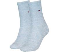 Tommy Hilfiger 2P Women Classic Casual Socks Hellblau Gr 35/38 Damen