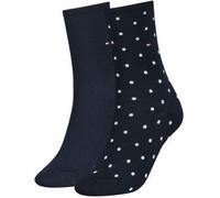 Tommy Hilfiger 2P Women Dot Sock Marine Gr 35/38 Damen