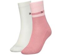 Tommy Hilfiger 2P Women Gifting Boucle Stripe Sock Weiß/Rosa Gr 35/38 Damen