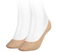 Tommy Hilfiger 2P Women Invisible Footie Socks Beige Gr 35/38 Damen