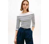 Tommy Hilfiger 3/4-Langarmshirt Damen Baumwolle blau, S