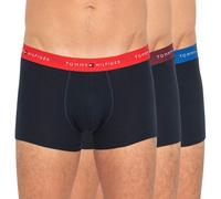 Tommy Hilfiger 3-er Set Trunks Blau mit verschiedenfarbigem Webbund