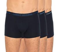 Tommy Hilfiger 3-er Set Trunks Blau mit verschiedenfarbigem Webbund