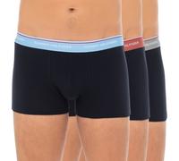 Tommy Hilfiger 3-er Set Trunks Dunkelblau mit verschiedenfarbigem Webbund