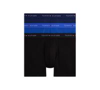 Boxershorts "3P BOXER BRIEF DTM", Herren, Gr. XL (54), 3 Stk., nob blu, prp nvy, blk, Jersey, Obermaterial: 95% Baumwolle, 5% Elasthan, TOMMY HILFIGER UNDERWEAR, körpernah, Unterhosen, mit langem Bein
