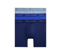 Tommy Hilfiger Regular Fit Trunks mit Label Bund im 3er-Pack in Blau, Größe XL