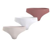 Tommy Hilfiger - 3-pack Brazilian - Barrelthee/white/Teaberry Blossom