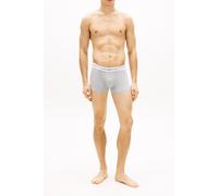 Tommy Hilfiger Herren 3er Pack Boxershorts Trunks mit Logobund, Mehrfarbig (Grey Heather/Black/White), S