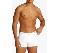 Tommy Hilfiger Herren 3er Pack Boxershorts Trunks mit Logobund, Weiß (White/White/White), L