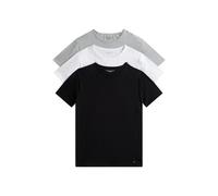 Tommy Hilfiger Um0um03138 Kurzarm-baselayer 3 Einheiten 2XL Black / White / Grey Heather