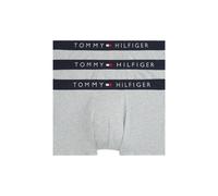 Tommy Hilfiger Herren 3er Pack Boxershorts Trunks Baumwolle mit Stretch, Grau (Grey Htr/Grey Htr/Grey Htr), M