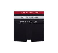 TOMMY HILFIGER Pants 3er Pkg. true white / medium red / desert sky blau | XL