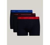 Tommy Hilfiger 3er-Pack Herren Unterhosen mit farbigem Bund M