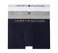 Tommy Hilfiger Herren Boxershorts Trunks Unterwäsche, Mehrfarbig (Grey Htr/White/Desert Sky), M