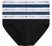 Tommy Hilfiger 3p Brief Um0um03875 Kurz, Schwarz (Blk/Blau JN/AG Sea), L Herren