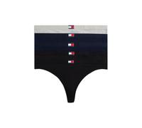 Tommy Hilfiger 5 Pack Thong L Gry Heather/navy/black Größe: M | Unterhosen Outlet | Damen | Blau