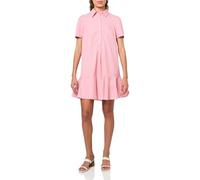 Tommy Hilfiger Ärmelloses Hemdkleid mit Gürtel für Damen, Paisleymuster, Rosette/Hellweiß, 42